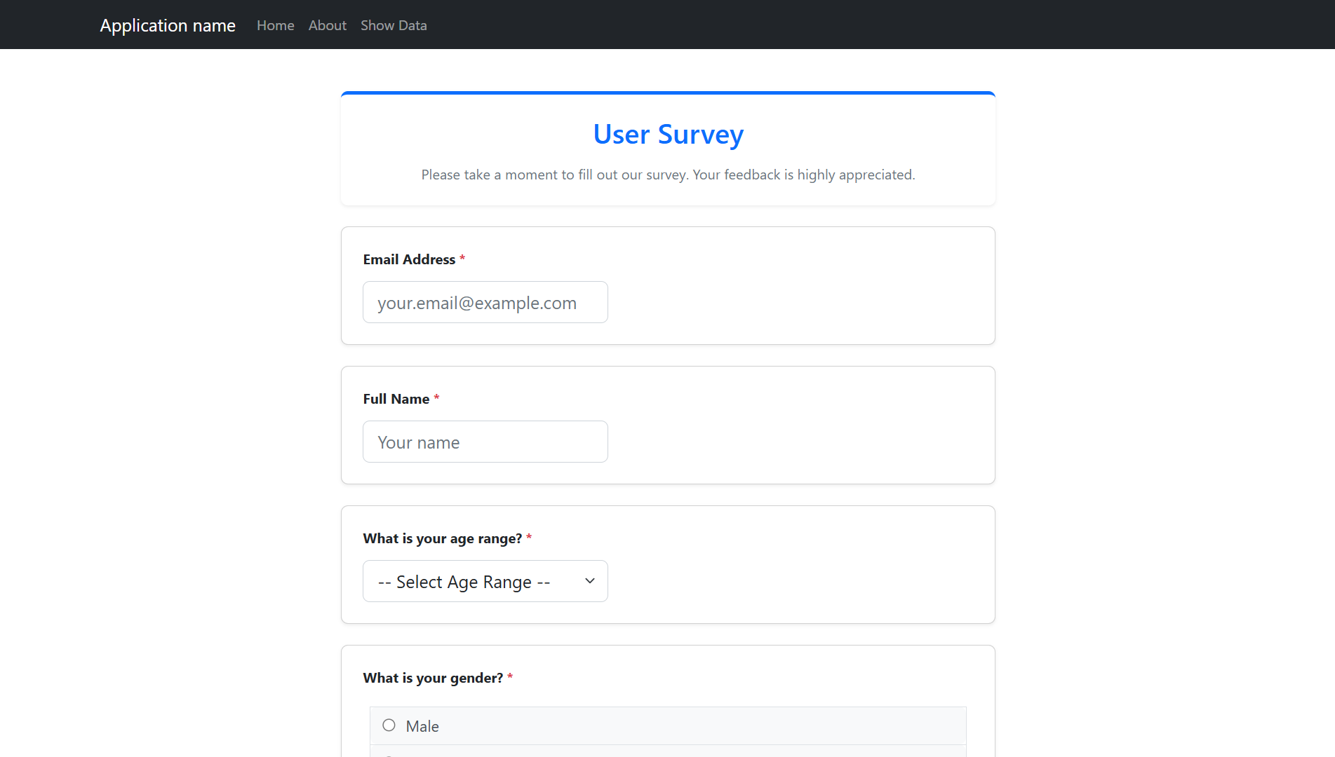 Survey UI 2